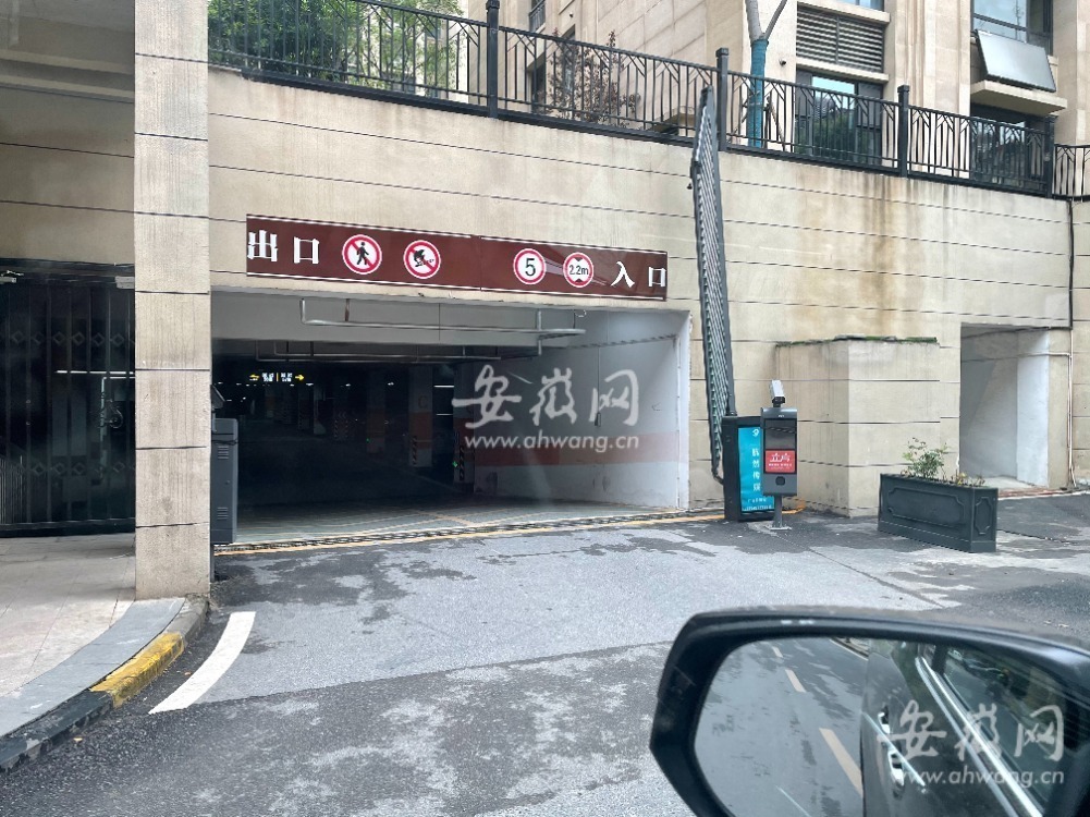 半岛官网合肥一小区车库防火卷帘门“不够个”百万豪车车顶被刮(图3)